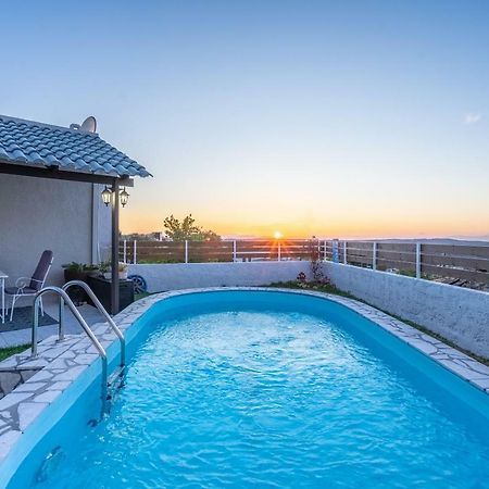 Fontana Luxury Villa Salakos With Pool Near Beach Exterior foto