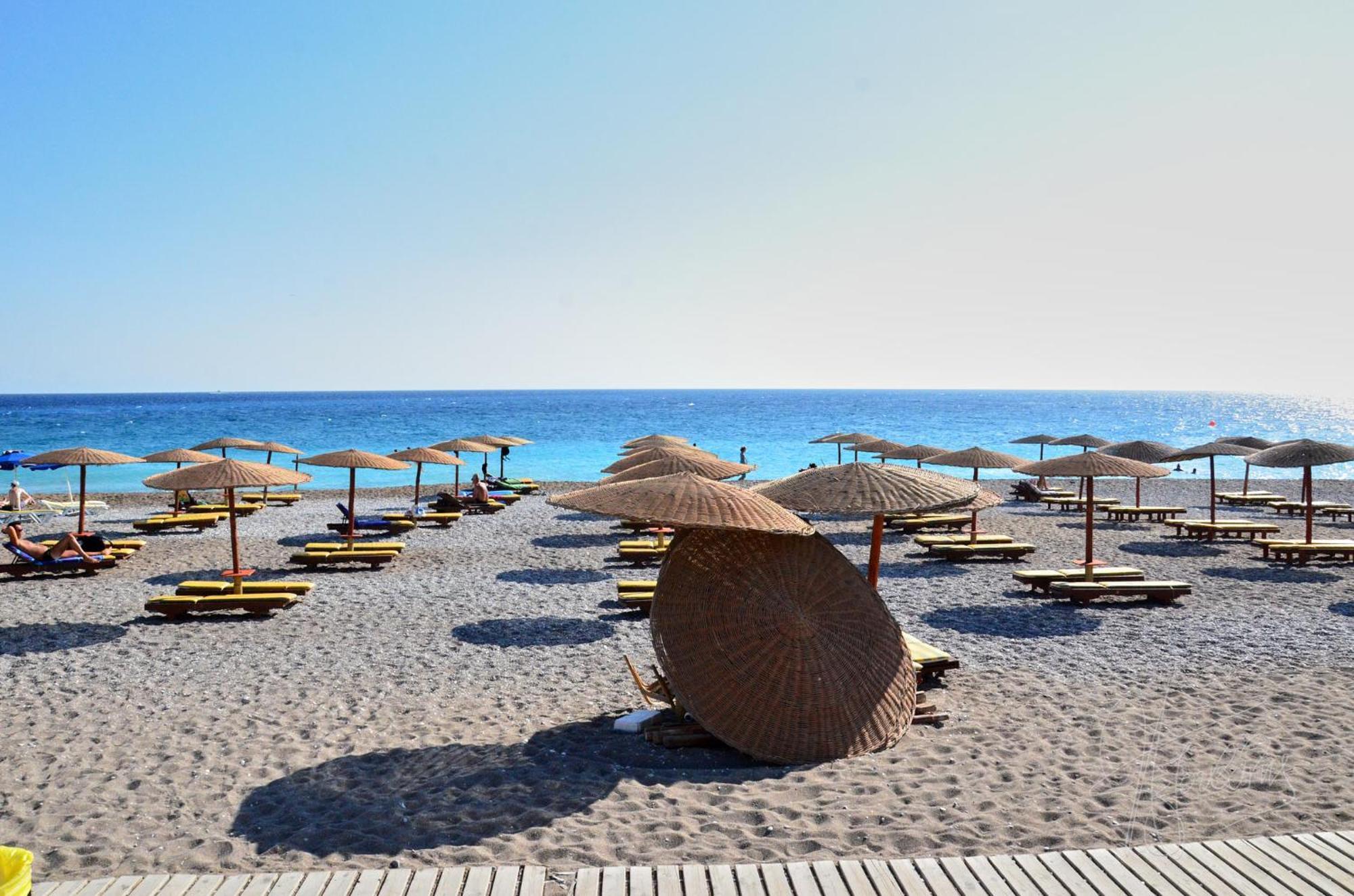 Fontana Luxury Villa Salakos With Pool Near Beach Exterior foto