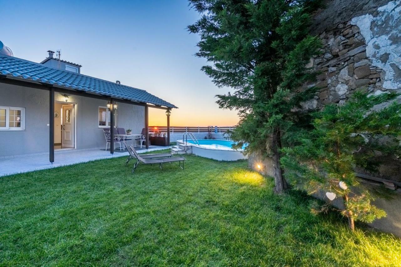 Fontana Luxury Villa Salakos With Pool Near Beach Exterior foto